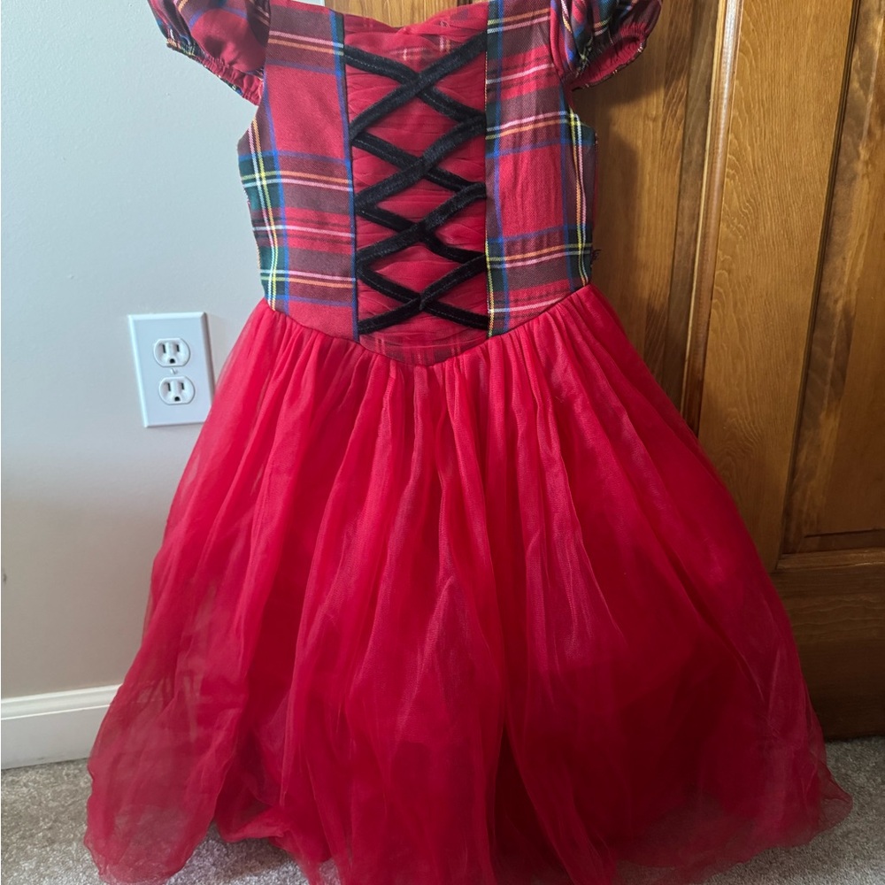 Trish scully red Plaid Red dress